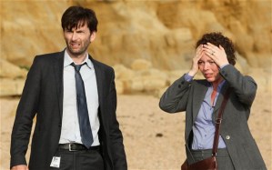 The two primary detectives in Broadchurch